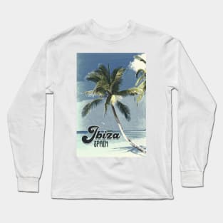 IBIZA Spain ✪ Vintage style poster | Most Beautiful Places on Earth Long Sleeve T-Shirt